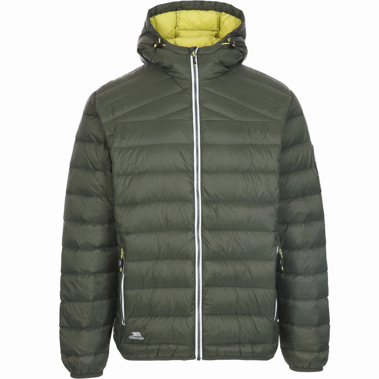 Fleece Inside Trespass Mens Whitman II Down Packaway Walking Jacket