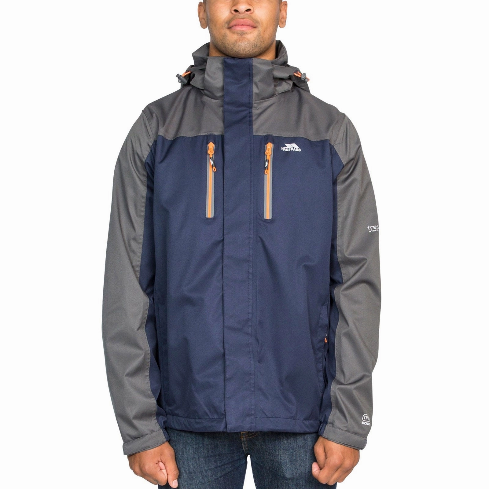 AntiStatic Lining Stay Dry Interior Trespass Mens Wooster Waterproof Walking Jacket