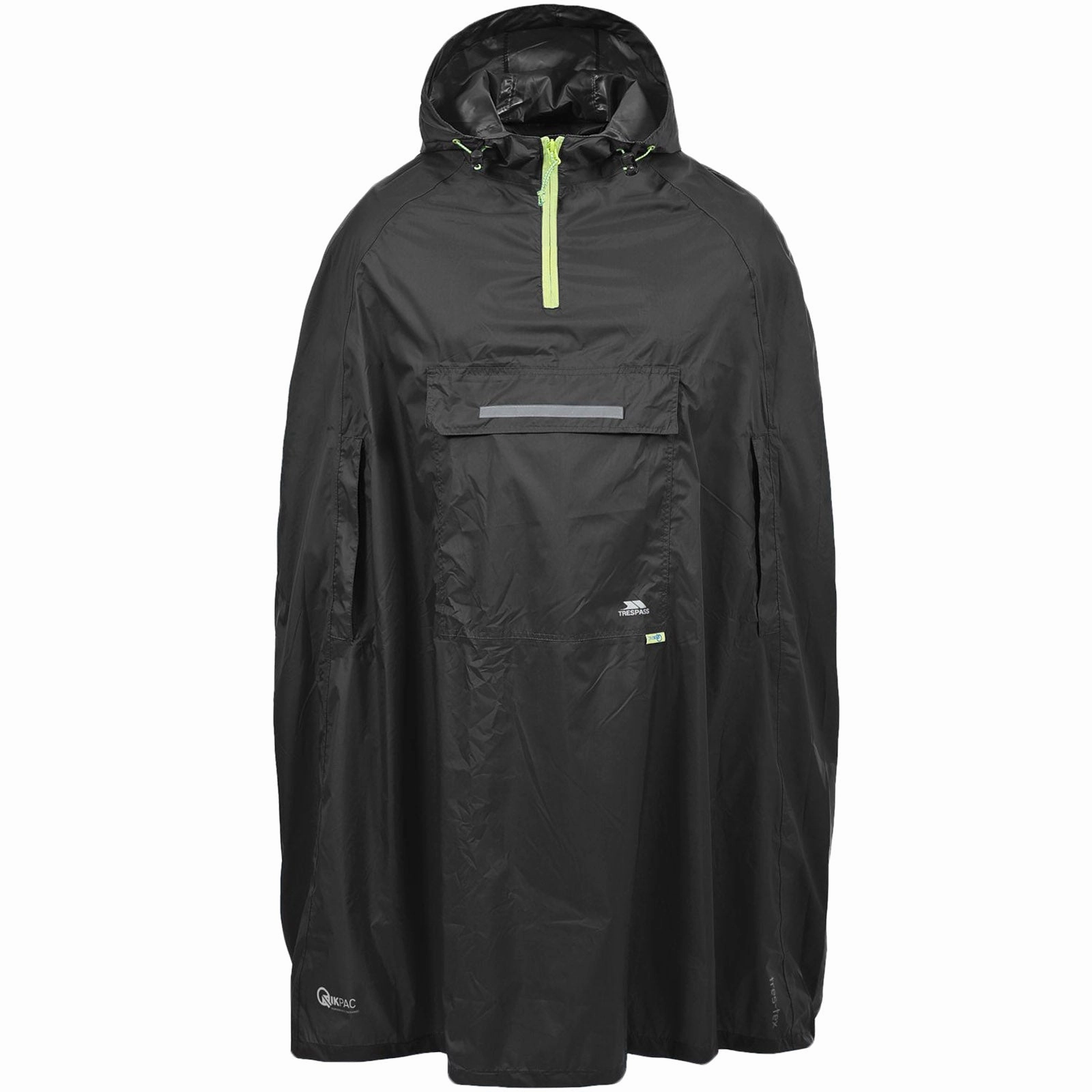 Stretch Fit Compression Fit Trespass Unisex Adults QikPac Waterproof Poncho