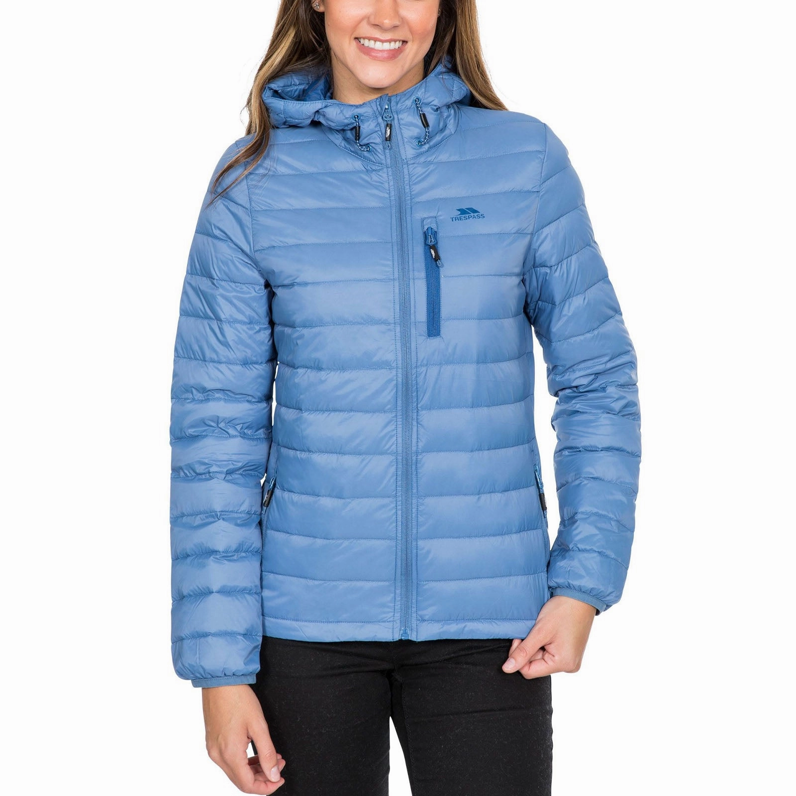 Trespass Womens Arabel Packaway Down Jacket Stretchable Panels