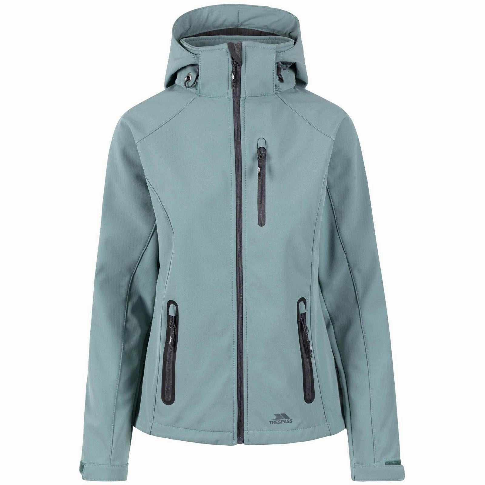 Trespass Womens Bele II Waterproof Softshell Jacket Travel Fit Multi Layer Construction