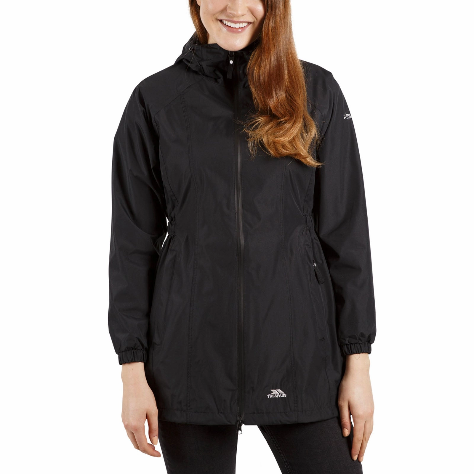 Trespass Womens Daytrip Waterproof Long Jacket Heavyweight Durability