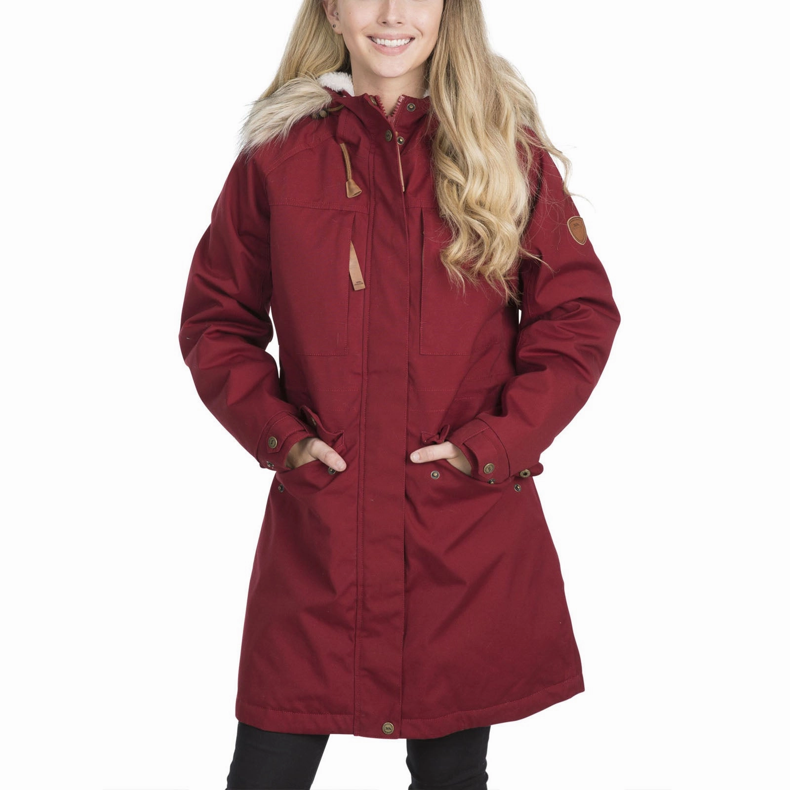 Trespass Womens Faithfull Waterproof Parka Jacket All Season Adaptability