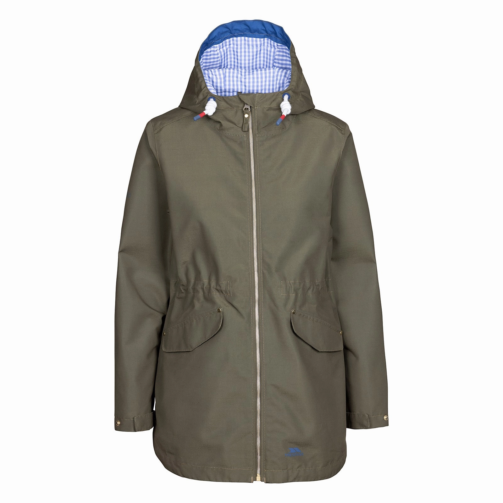 Secure Internal Pockets High Collar Windguard Trespass Womens Finch Windproof  Waterproof Jacket