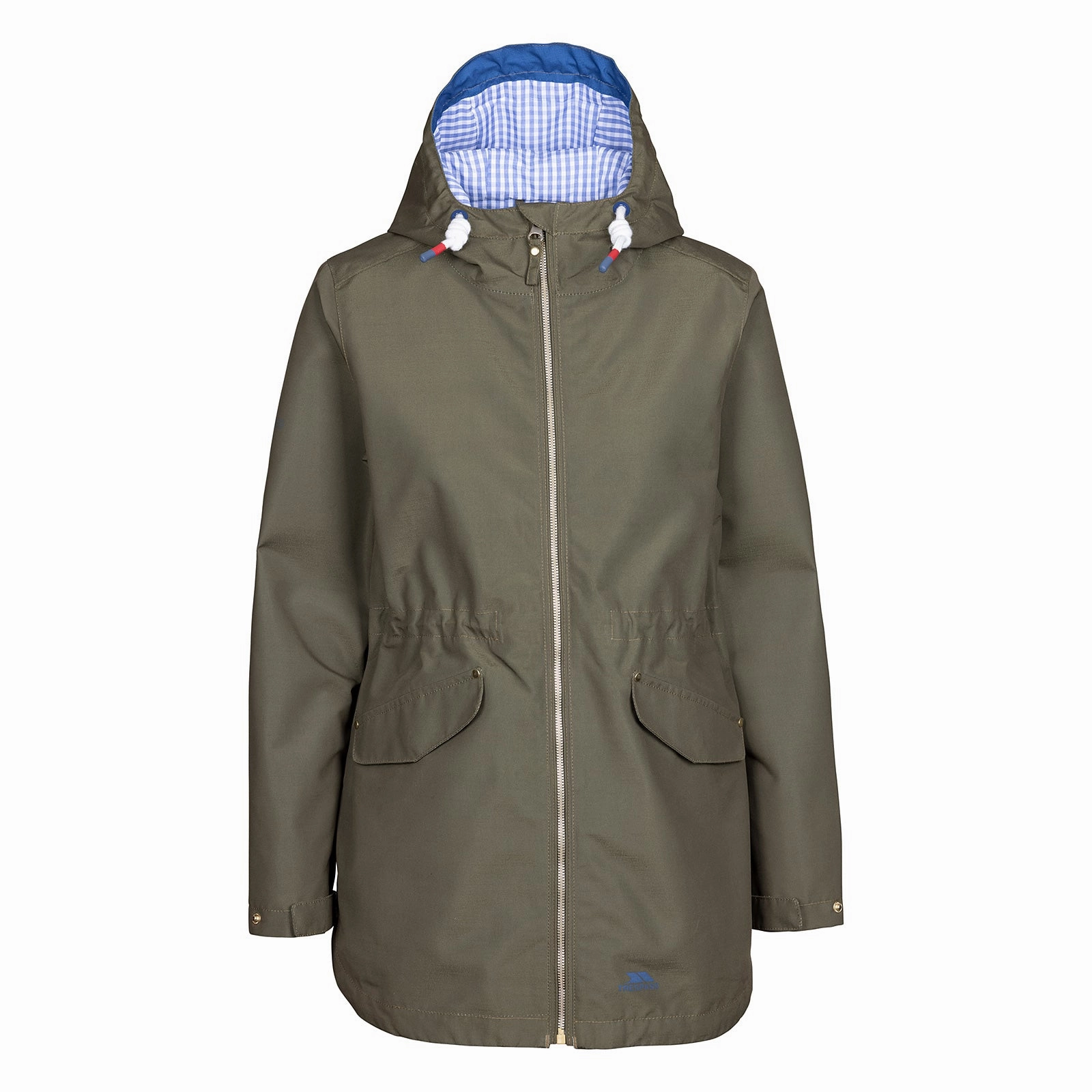 Trespass Womens Finch Windproof  Waterproof Jacket Rubberized Zippers
