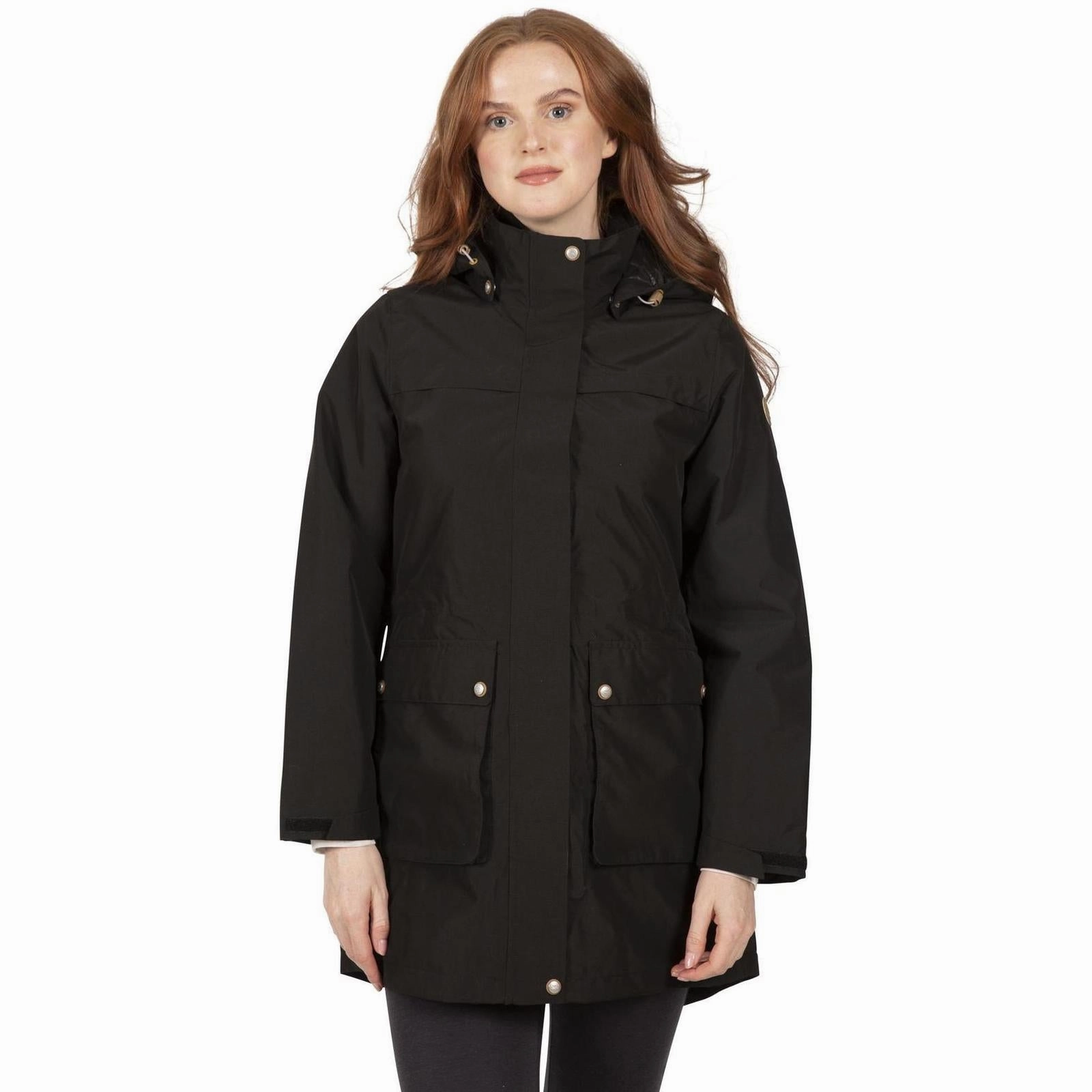 Trespass Womens Lyrics Longer Length Quilted Jacket Packable Construction