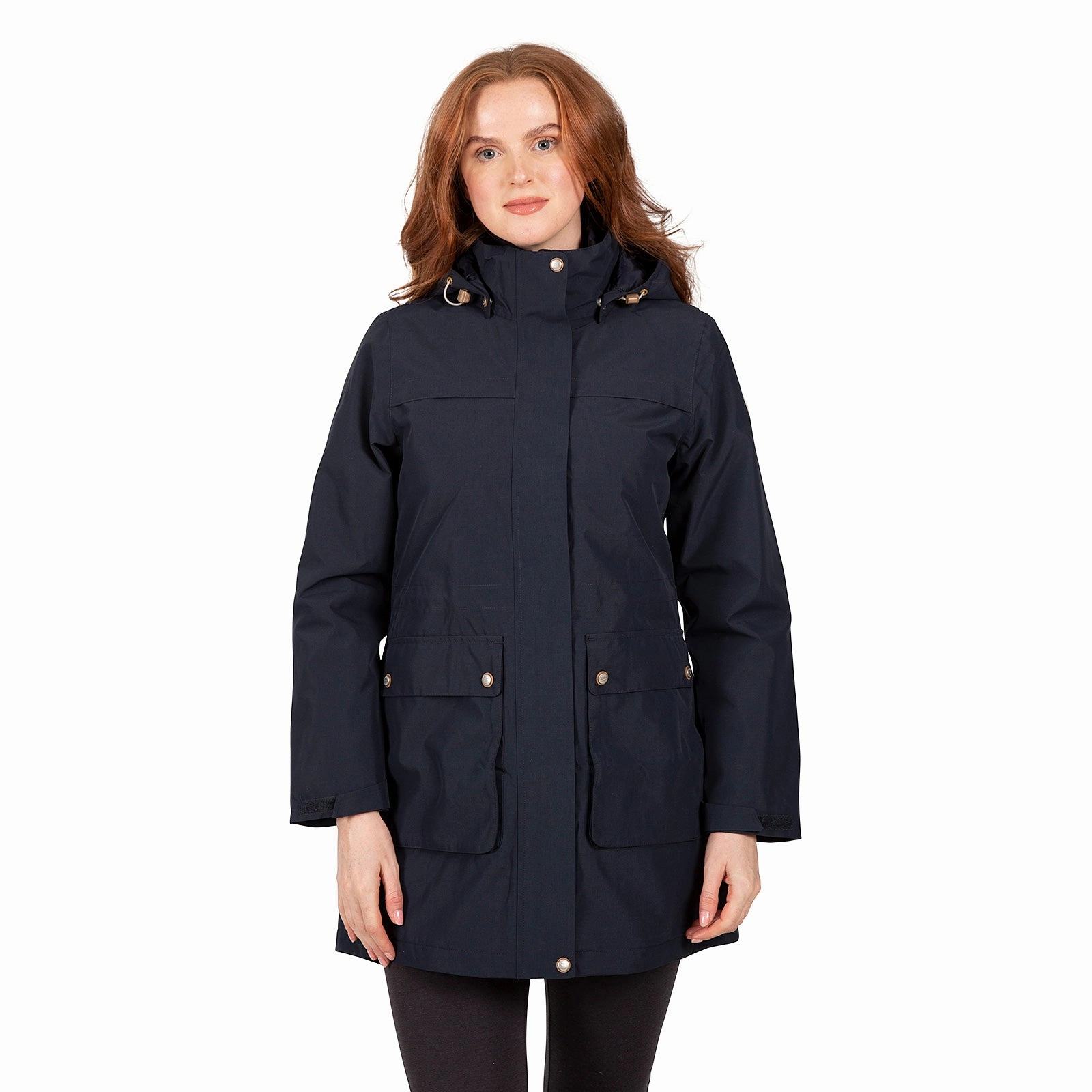 Scratch Resistant Zippers Trespass Womens Lyrics Longer Length Quilted Jacket
