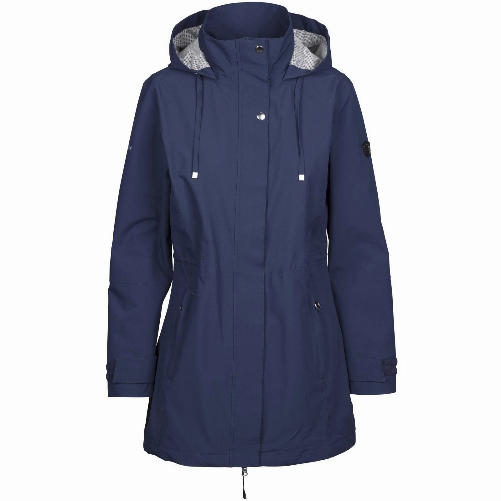 Trespass Womens Pavlina TP75 Waterproof Hooded Long Walking Jacket Durable Fabric Extra Layer Piece