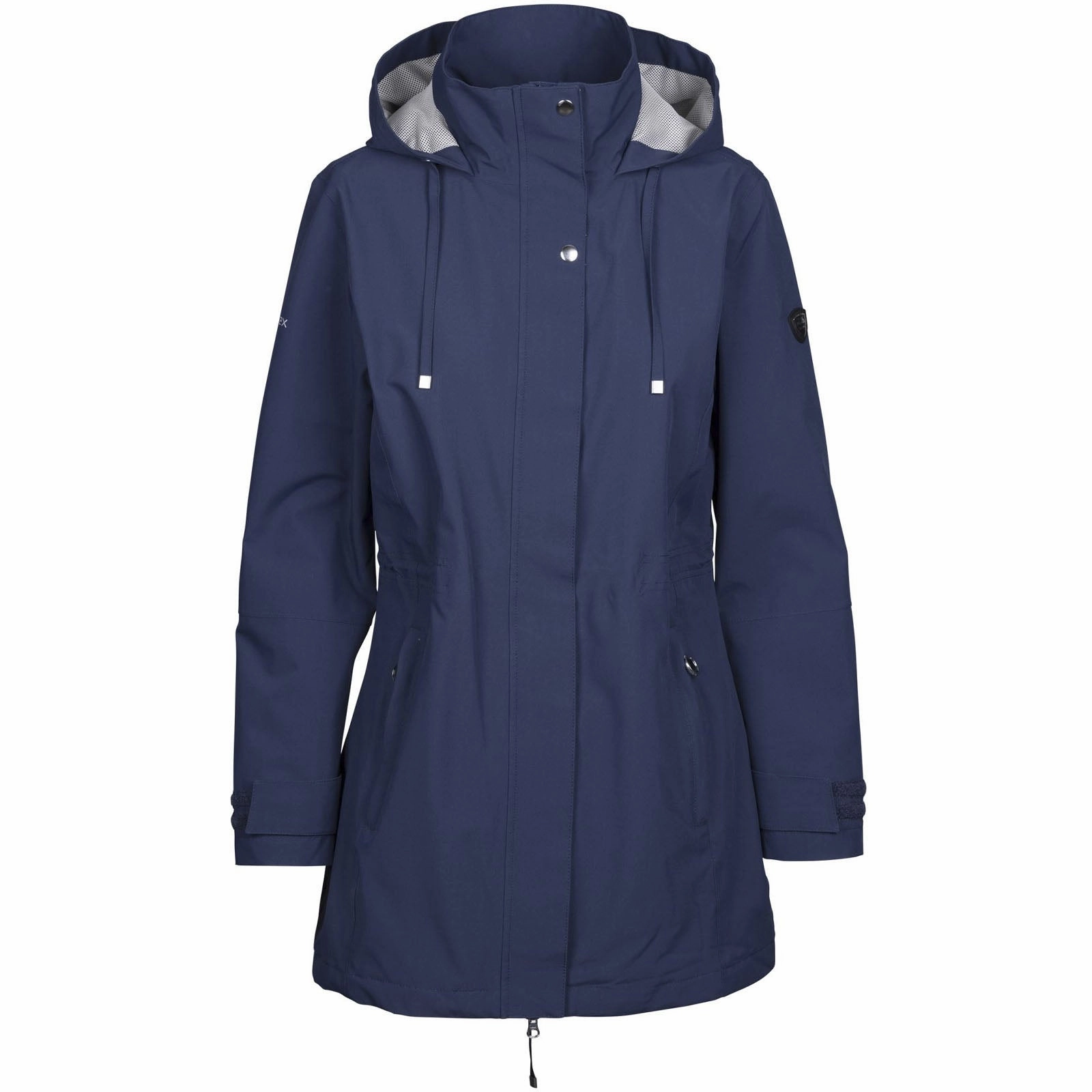 Trespass Womens Pavlina TP75 Waterproof Hooded Long Walking Jacket Chill Day Layer Crisp Weather Fit
