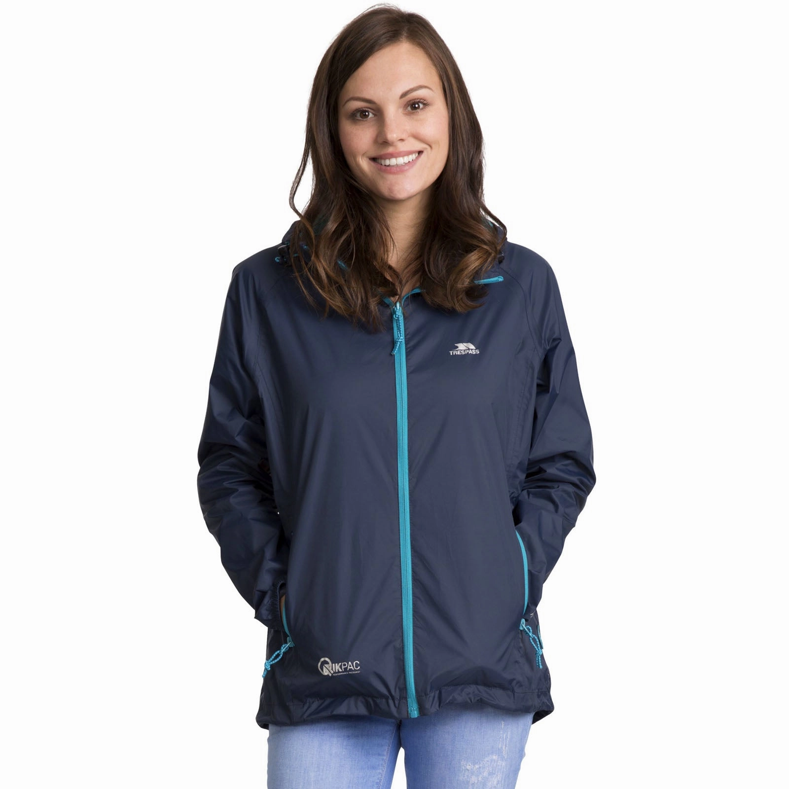 Comfy Fit Travel Fit Trespass Womens Quikpac Packable Waterproof Jacket