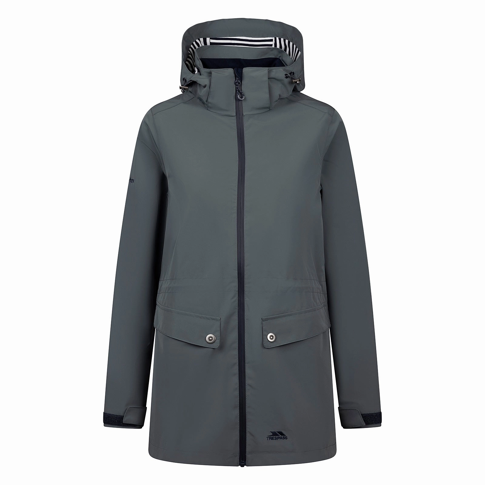 Trespass Womens Tiverton Hooded Waterproof Jacket Outdoor Adventure Wear
