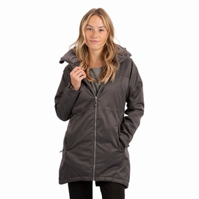 Flexible Shoulder Gussets Trespass Womens Wintry Fleece Lined Waterproof Jacket