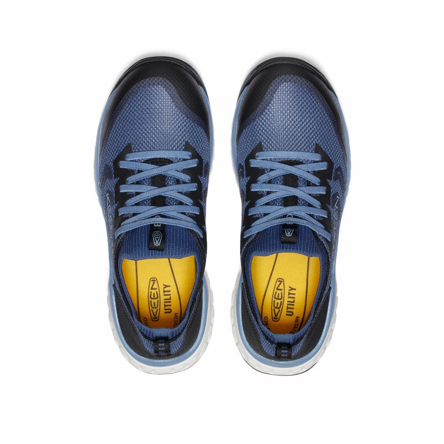 waterproof membrane Tunnel Walk Women's Arvada Shift ESD Work Sneaker (Carbon Toe)  |  Vintage Indigo/Faded Denim