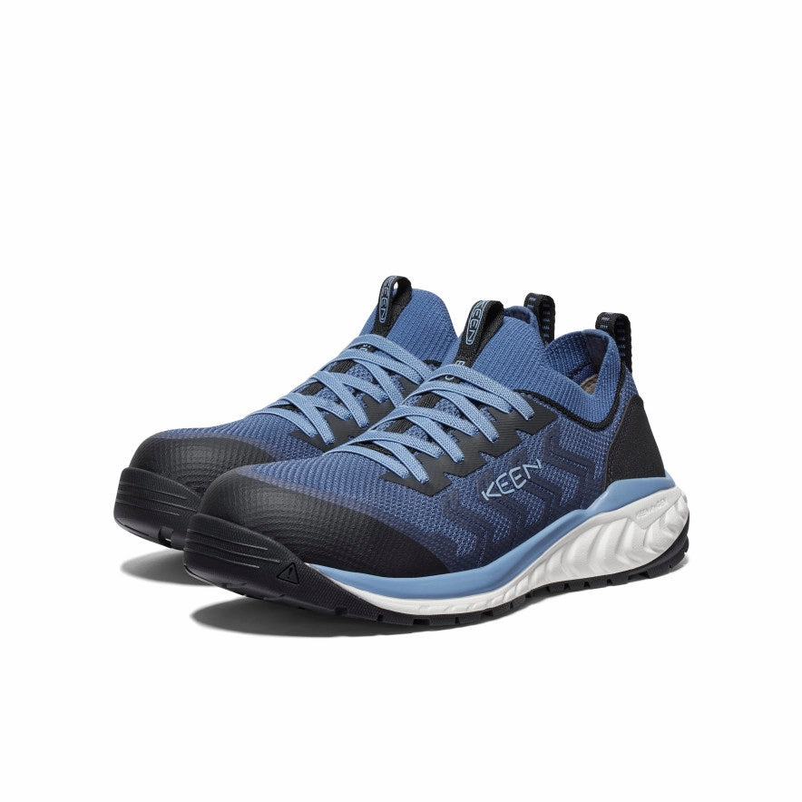 Women's Arvada Shift ESD Work Sneaker (Carbon Toe)  |  Vintage Indigo/Faded Denim Camp Step