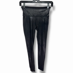 Casual Look Tear Resistant Pants Leggings By Spanx In Black, Size: S