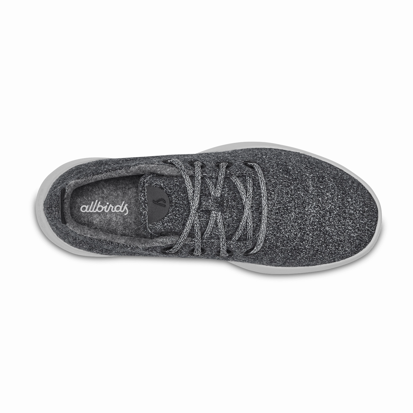 Odor Control Technology Men's Wool Runner - Natural Grey (Light Grey Sole)