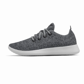 Busy Ready Men's Wool Runner - Natural Grey (Light Grey Sole)
