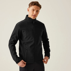 Camo Print Regatta Professional Mens Sandstorm Ripstop Softshell Jacket