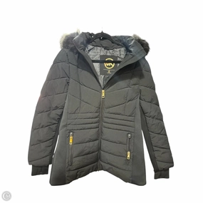 Coat Designer By Michael Kors In Black, Size: M Casual Comfy Layer