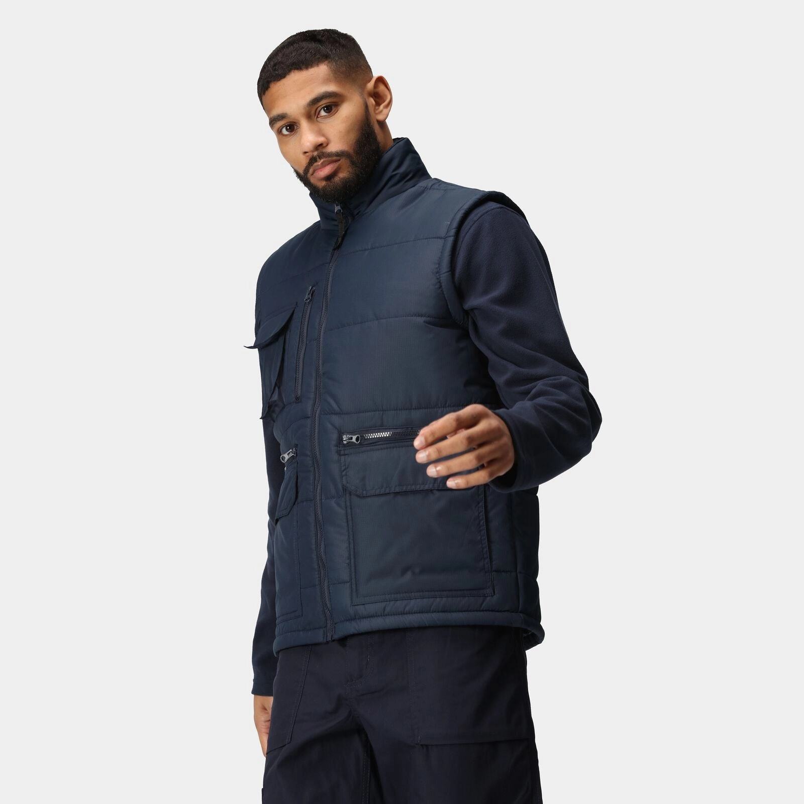 Regatta Professional Mens Steller Padded Gilet Day Hike Style Tear Resistant Weave