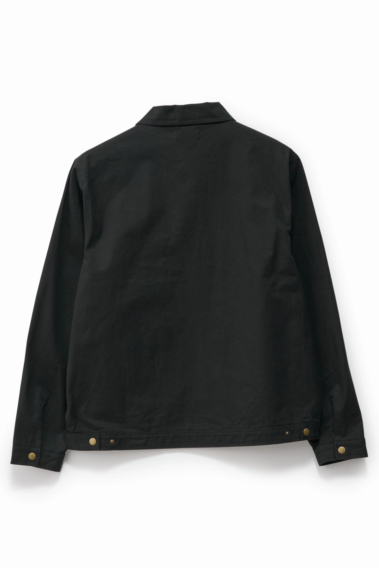 Scratch Resistant Zippers Unlined Canvas Zip Jacket Black