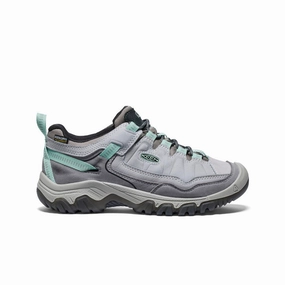 Women's Targhee IV Wide Waterproof Hiking Shoe  |  Alloy/Granite Green Comfort Walk