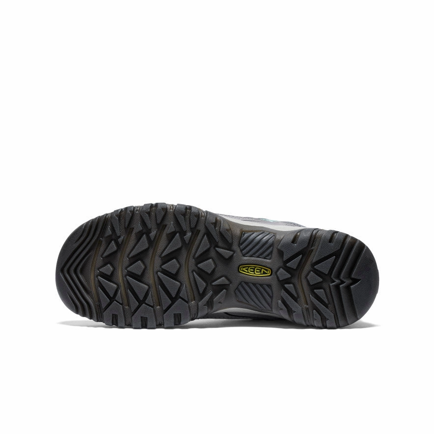 Flex Pattern Practical Design Women's Targhee IV Wide Waterproof Hiking Shoe  |  Alloy/Granite Green