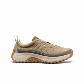 Women's KS Mino Sneaker  |  Safari/Birch Leather Cool Breathable Canvas