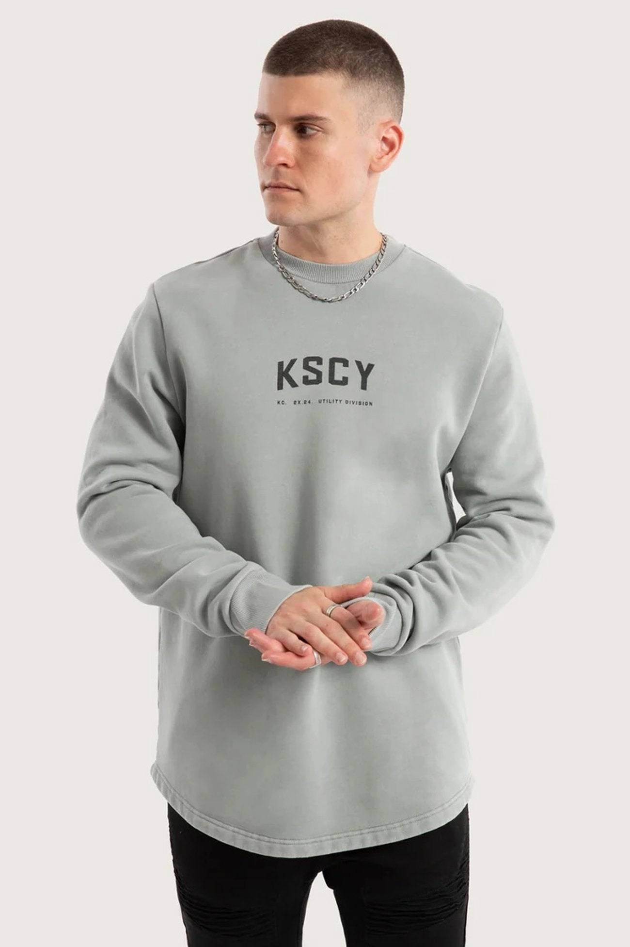 Practical Layer Taped Edges Protocol Dual Curved Sweater Pigment Limestone