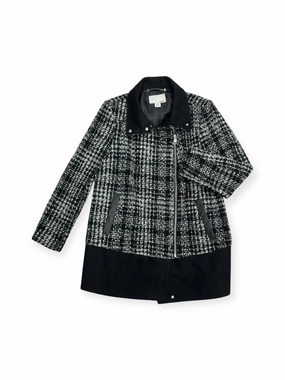High Visibility Trim Coat Other By Bar Iii In Black & White, Size: L