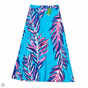 Cozy Tones Skirt Designer By Lilly Pulitzer In Blue & Pink, Size: S