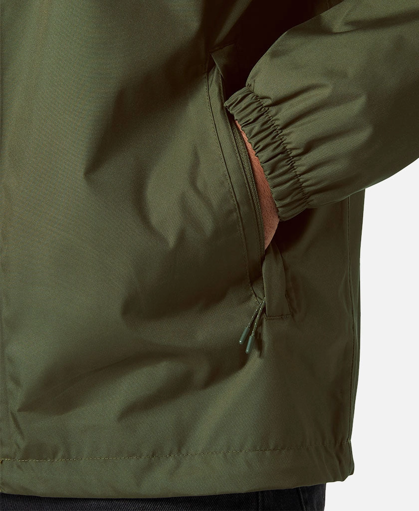 Slim Silhouette VANCOUVER RAIN JACKET, Utility Green