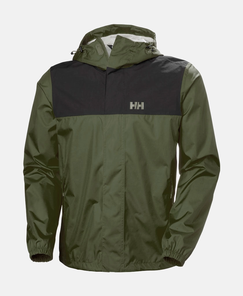 VANCOUVER RAIN JACKET, Utility Green Anti Glare Trim