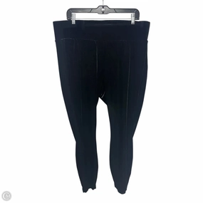 High Function Breathable Feel Velvet Pants Leggings By Torrid In Black, Size: 2x