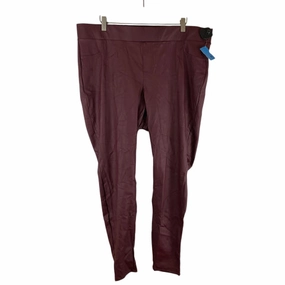 Pants Leggings By Torrid In Red, Size: 3x Versatile Activewear Easy Stretch