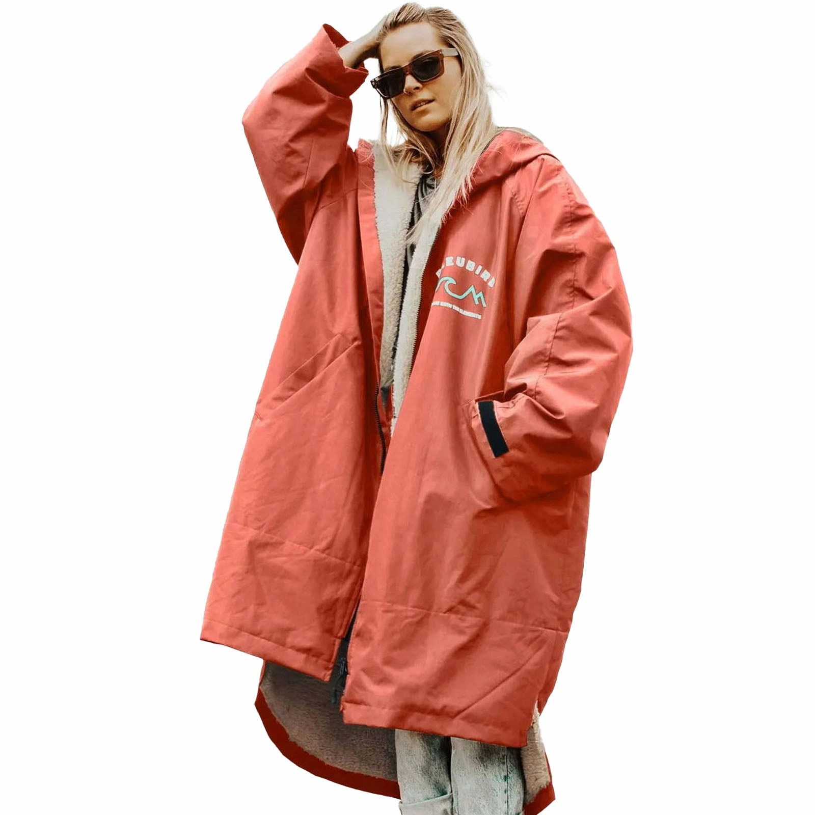 Bleubird Nordic Adults Waterproof Changing Robe Durable Corrosion Resistant Zippers FlexibleCuffSystem