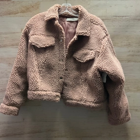 Coat Faux Fur & Sherpa By Astr In Pink, Size: S Cozy Street Style