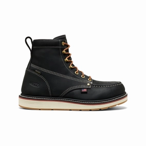 Men's Liberty 6" Waterproof Boot (Carbon Toe)  |  Black/Gum Comfort Backing Stable Step