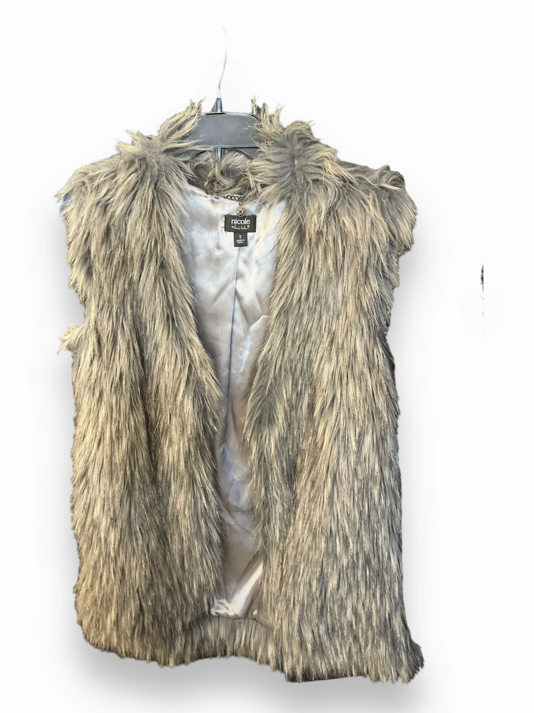 Vest Faux Fur & Sherpa By Nicole By Nicole Miller  Size: S Cheap Nice Insulated Lining
