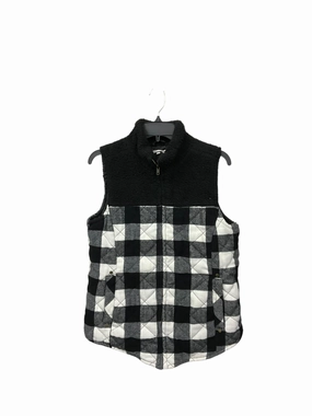 Vest Puffer & Quilted By Maurices In Plaid Pattern, Size: M Compact Fit Look Ergonomic Cut
