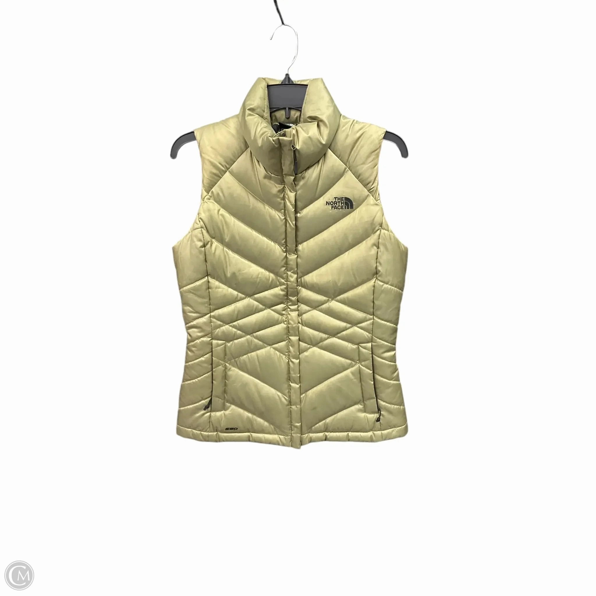 Fleece Lined Interior Vest Puffer & Quilted By The North Face In Green, Size: S