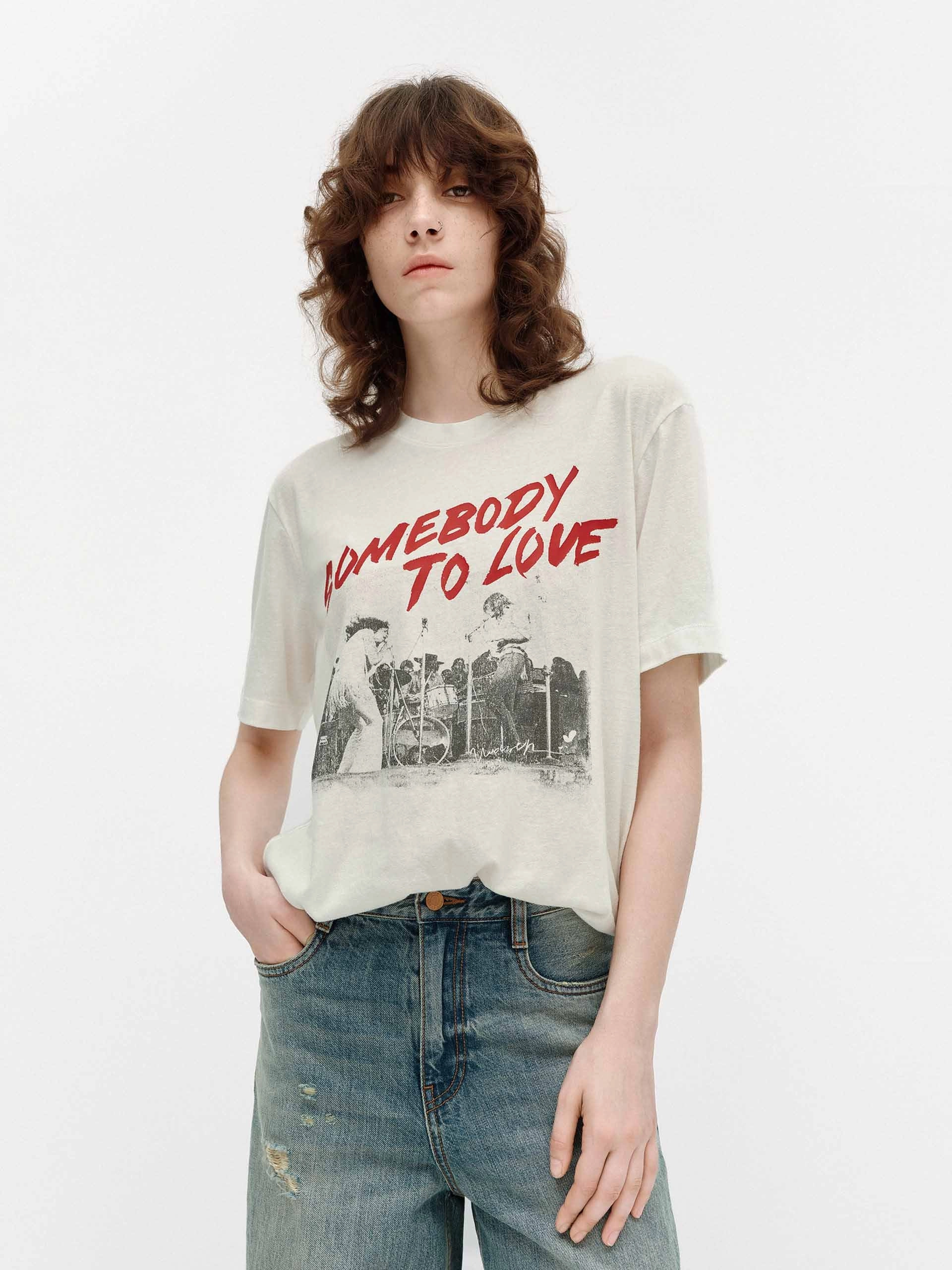 Breathable wear Vintage Printed Loose T-shirts