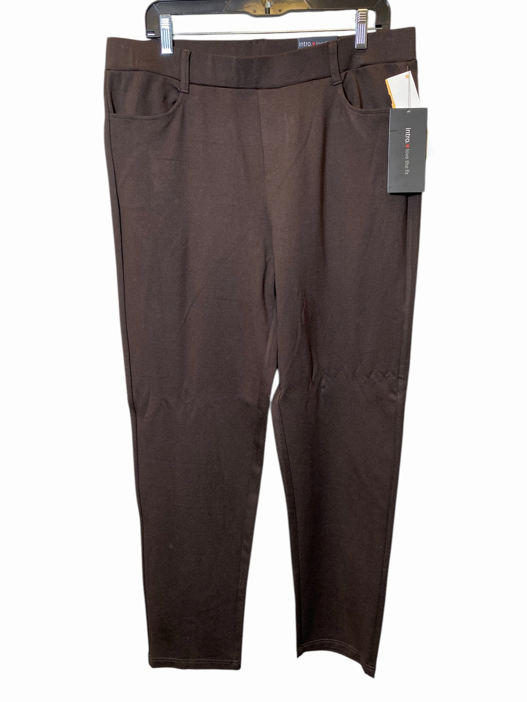 Casual Day Four Way Pants Leggings By Intro In Brown, Size: Xl