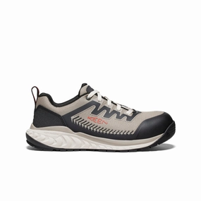 Men's Arvada Work Sneaker (Carbon Toe)  |  Plaza Taupe/Black Simple Look Ease Motion