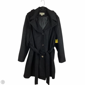 Minimalist Pocket Layout Reflective details Coat Other By Michael By Michael Kors In Black, Size: 2x