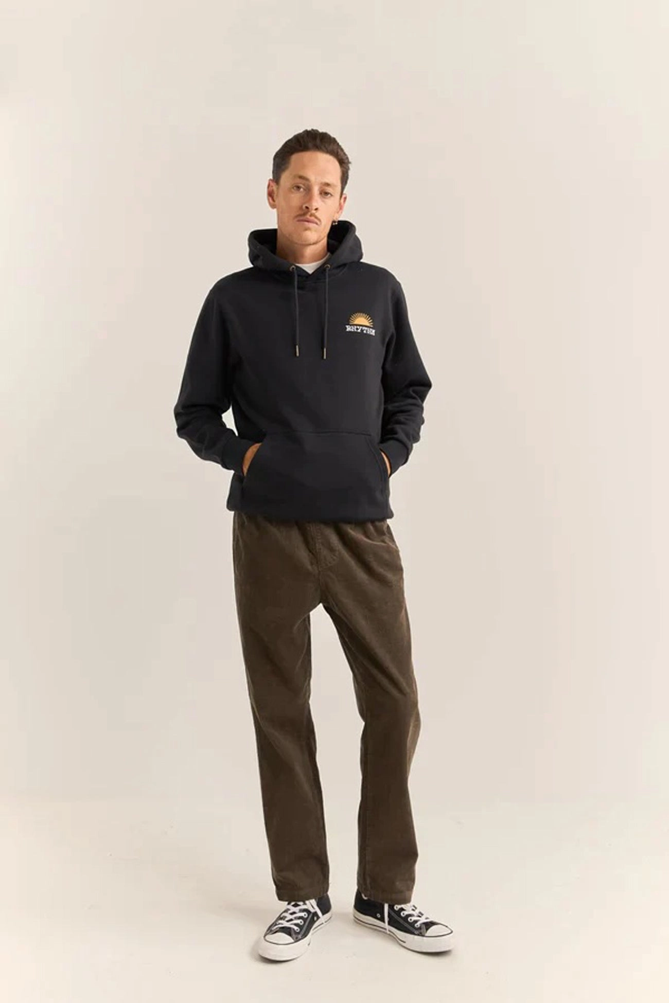 Recycled materials Quick Release Buckles Awake Fleece Hood Black