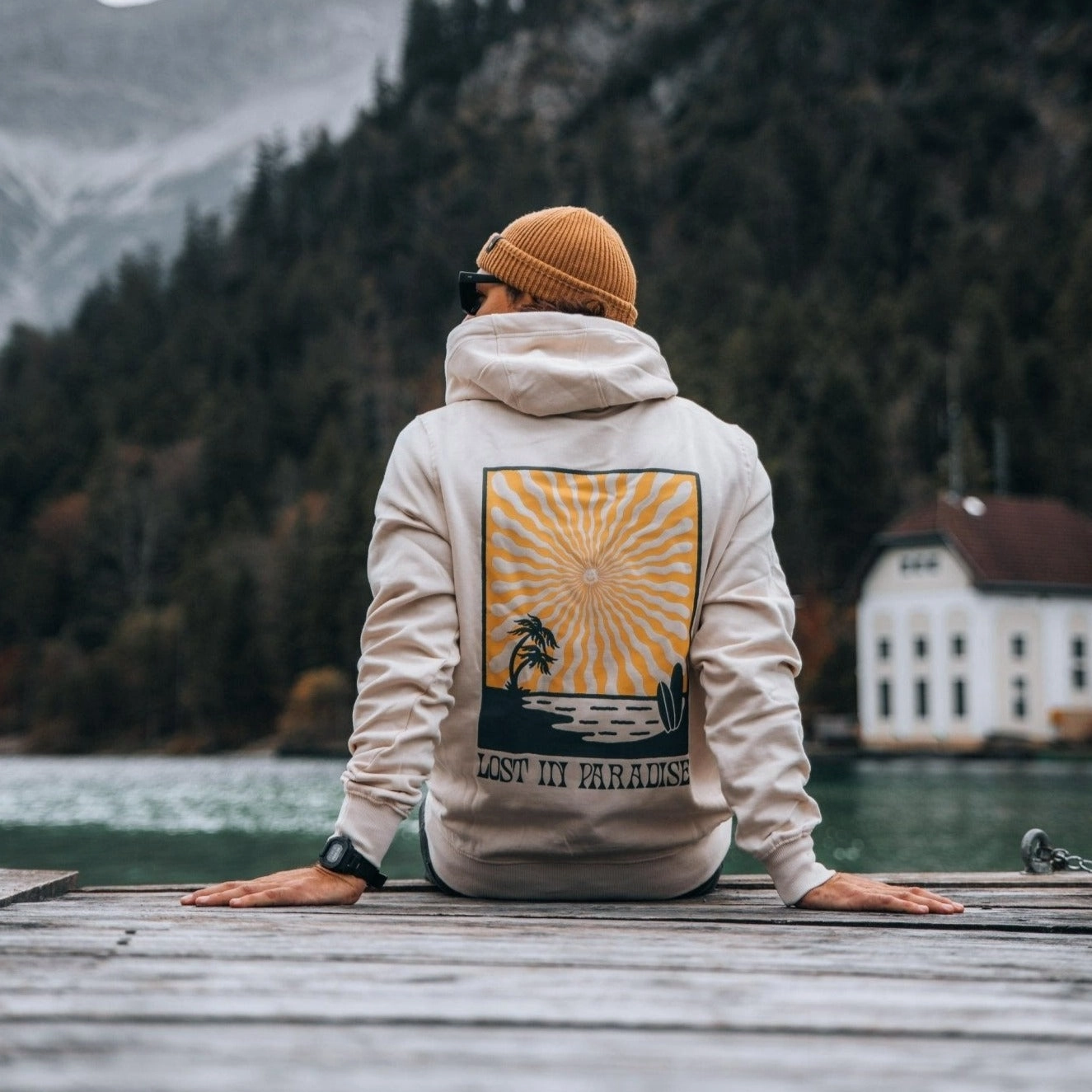 Fresh Vibe Sand "Lost in Paradise" Hoodie