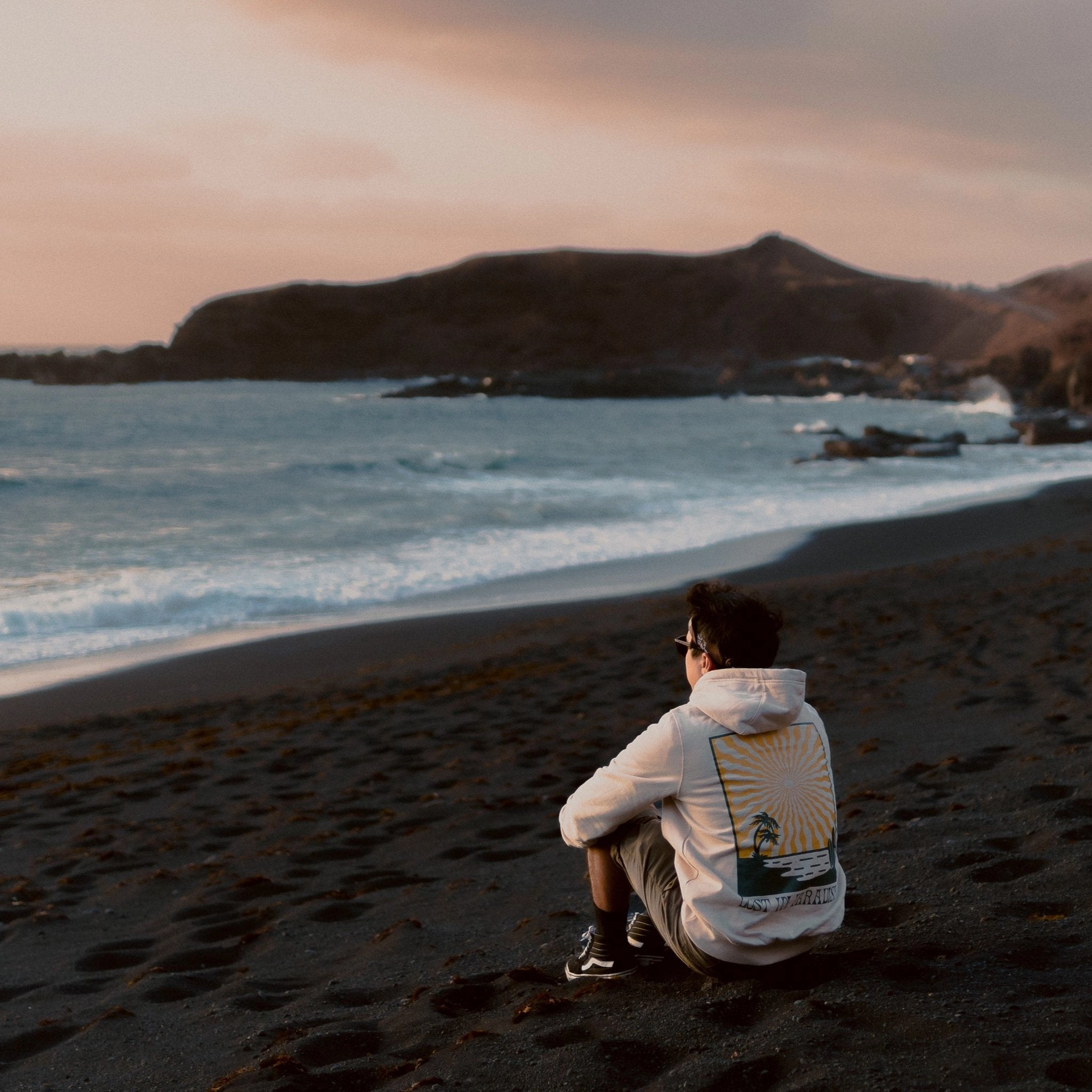Beach Walk Sand "Lost in Paradise" Hoodie