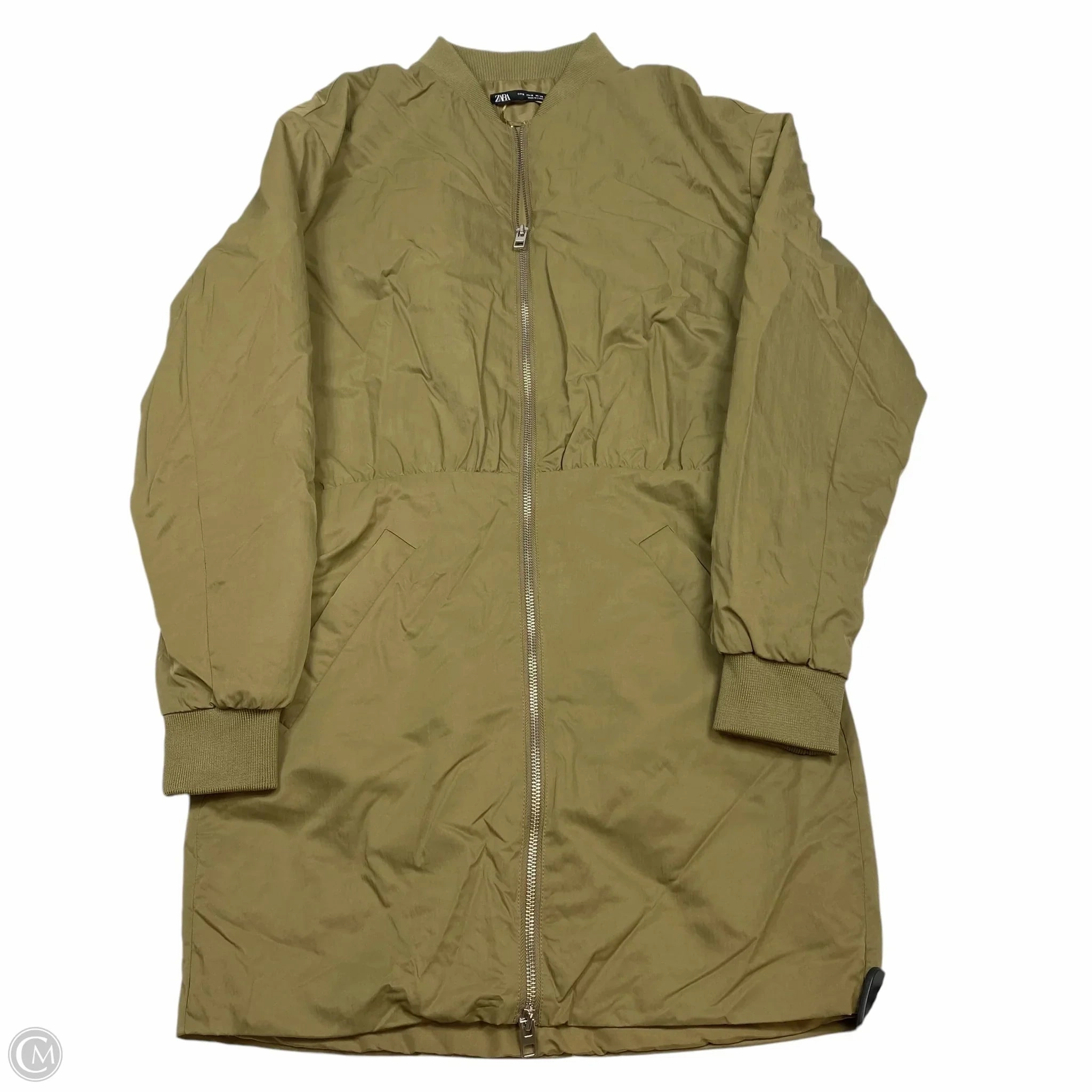 Coat Other By Zara In Green, Size: M Regular Fit Cut
