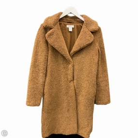 Day Hike Style Daywear Staple Coat Faux Fur & Sherpa By Rachel Zoe In Brown, Size: S